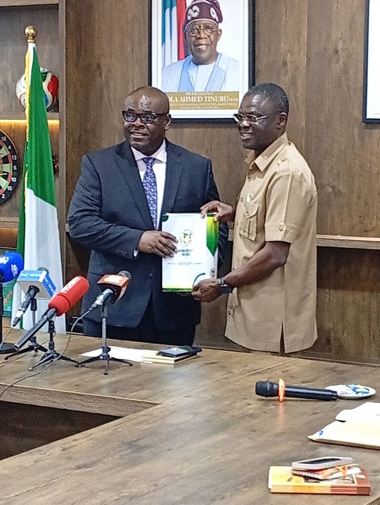 UNIBEN VC Visit National Institute for Sports in Abuja ...Commends Shaibu for remarkable transformation in the institute