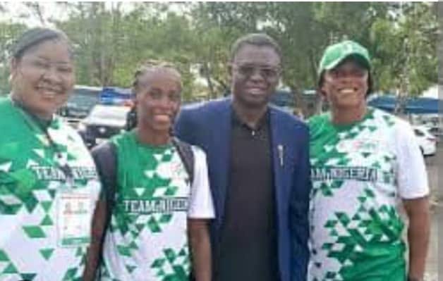 Shaibu, Dikko, Olapade rally team Nigeria in Glasgow