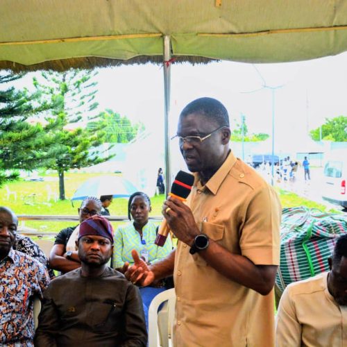 SHAIBU PAYS CONDOLENCE VISIT TO EDO DEPUTY GOVERNOR, IDAHOSA, OVER MOTHER’S DEMISE
