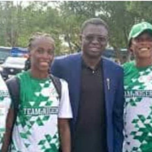 Shaibu, Dikko, Olapade rally team Nigeria in Glasgow